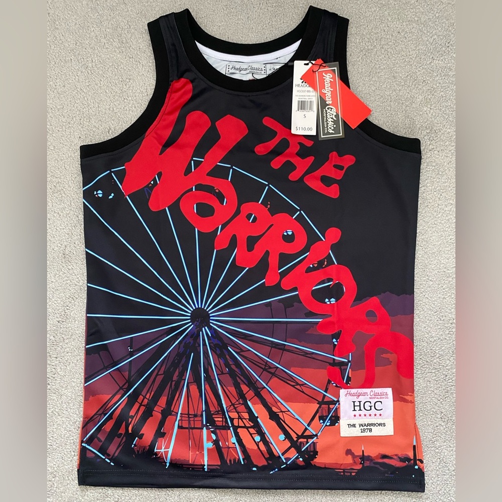 THE WARRIORS-Headgear classic Nostalgia co
(1979) FERRIS WHEEL BASKETBALL JERSEY